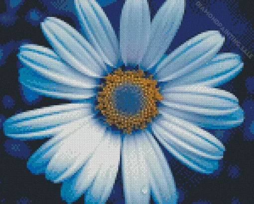 Blue Chamomile 5D Diamond Painting