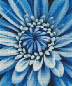 Blue Chrysanthemum 5D Diamond Painting