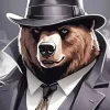 Brown Gangster Polar Bear 5D Diamond Painting