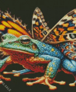 Butterfly Frog Art 5D Diamond Painting