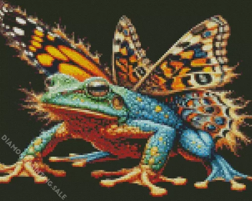 Butterfly Frog Art 5D Diamond Painting