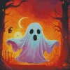 Cute Fantasy Ghost 5D Diamond Painting