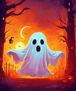 Cute Fantasy Ghost 5D Diamond Painting