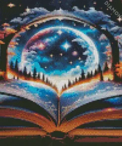 Fantasy Book 5D Diamond Painting