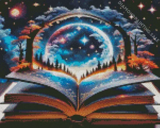 Fantasy Book 5D Diamond Painting