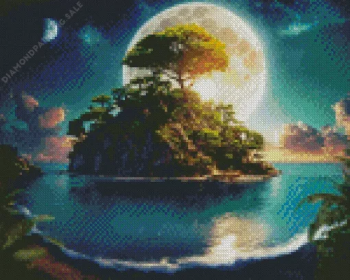 Fantasy Island 5D Diamond Painting