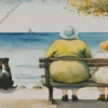 Fat Ladies And Dog 5D Diamond Painting