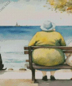 Fat Ladies And Dog 5D Diamond Painting