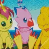 Palmon Biyomon And Palmon 5D Diamond Painting