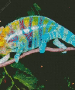 Panther Chameleon 5D Diamond Painting