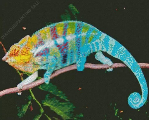 Panther Chameleon 5D Diamond Painting