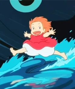 Ponyo Anime 5D Diamond Painting