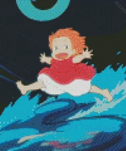 Ponyo Anime 5D Diamond Painting