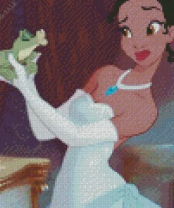 Princess Tiana And The Frog 5D Diamond Painting