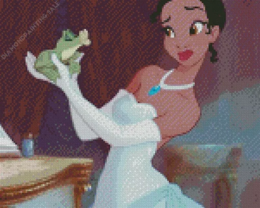 Princess Tiana And The Frog 5D Diamond Painting