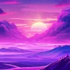 Purple Sunset 5D Diamond Painting