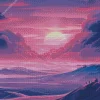 Purple Sunset 5D Diamond Painting