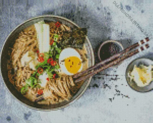 Ramen Bowl 5D Diamond Painting