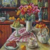 Ranunculus And Pears Olley Art 5D Diamond Painting