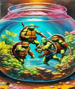 TMNT 5D Diamond Painting