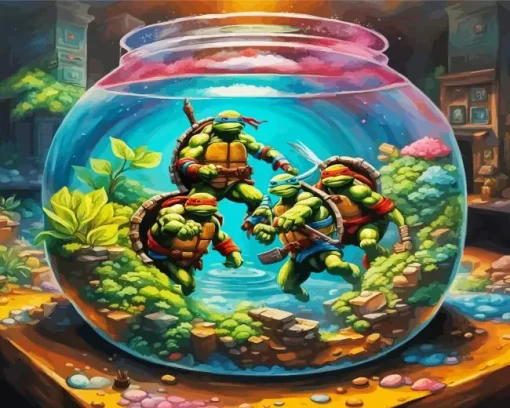 TMNT 5D Diamond Painting