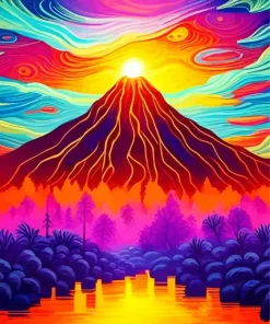 Volcano 5D Diamond Painting