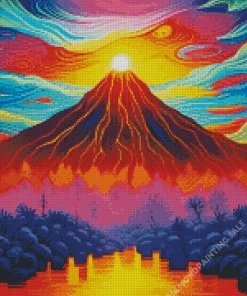 Volcano 5D Diamond Painting