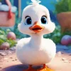 White Duck Baby 5D Diamond Painting